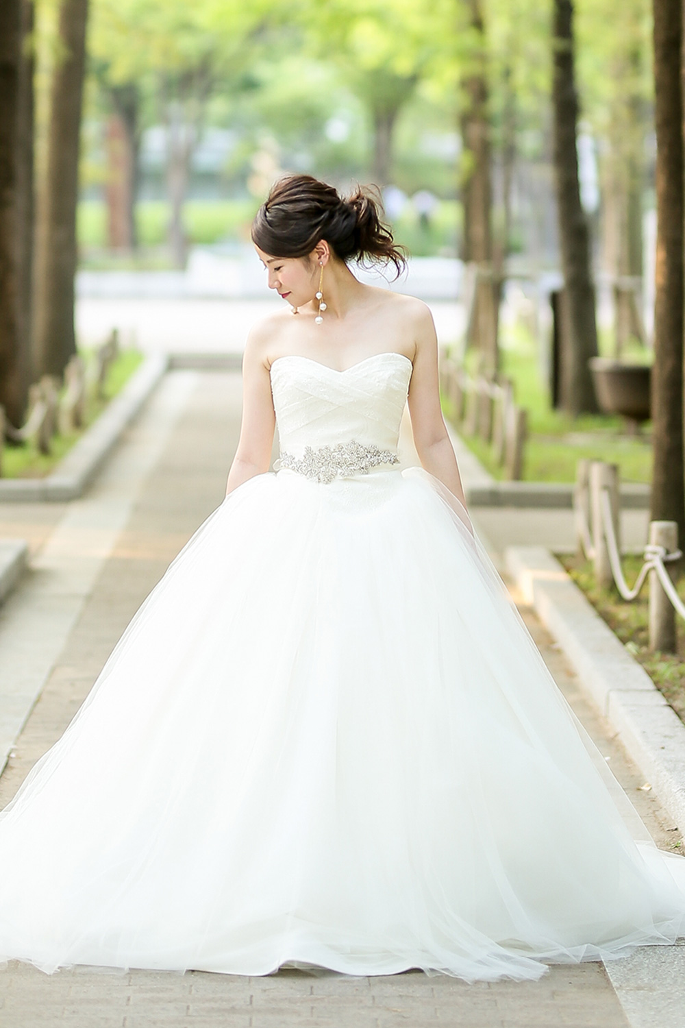 お値下げ ウェディングドレス White by Vera Wang-